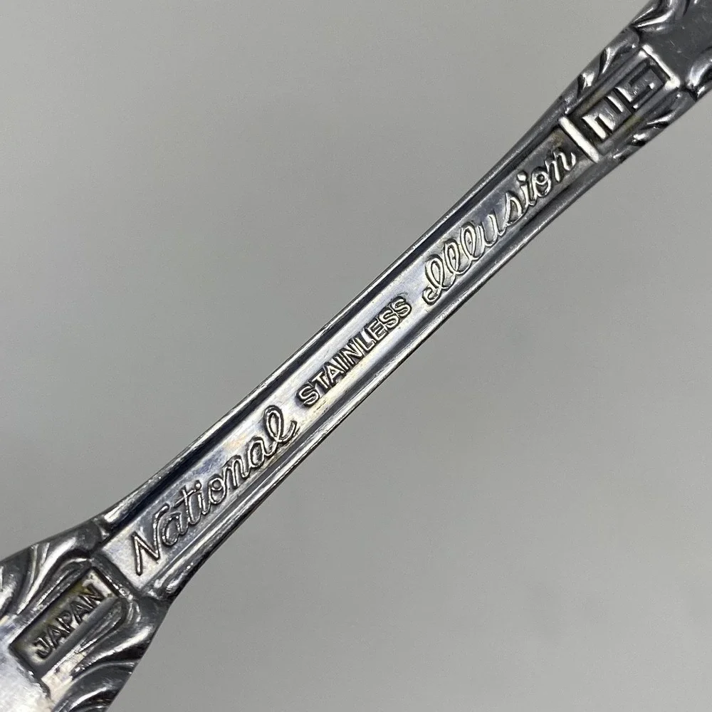 Vtg National Illusion Stainless Steel Butter Spreader Knife Replacement Japan